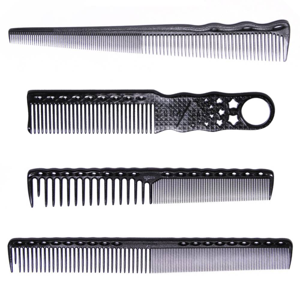 Y.S. Park Barber Comb Set Black