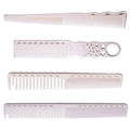 Y.S. Park Barber Comb Set White