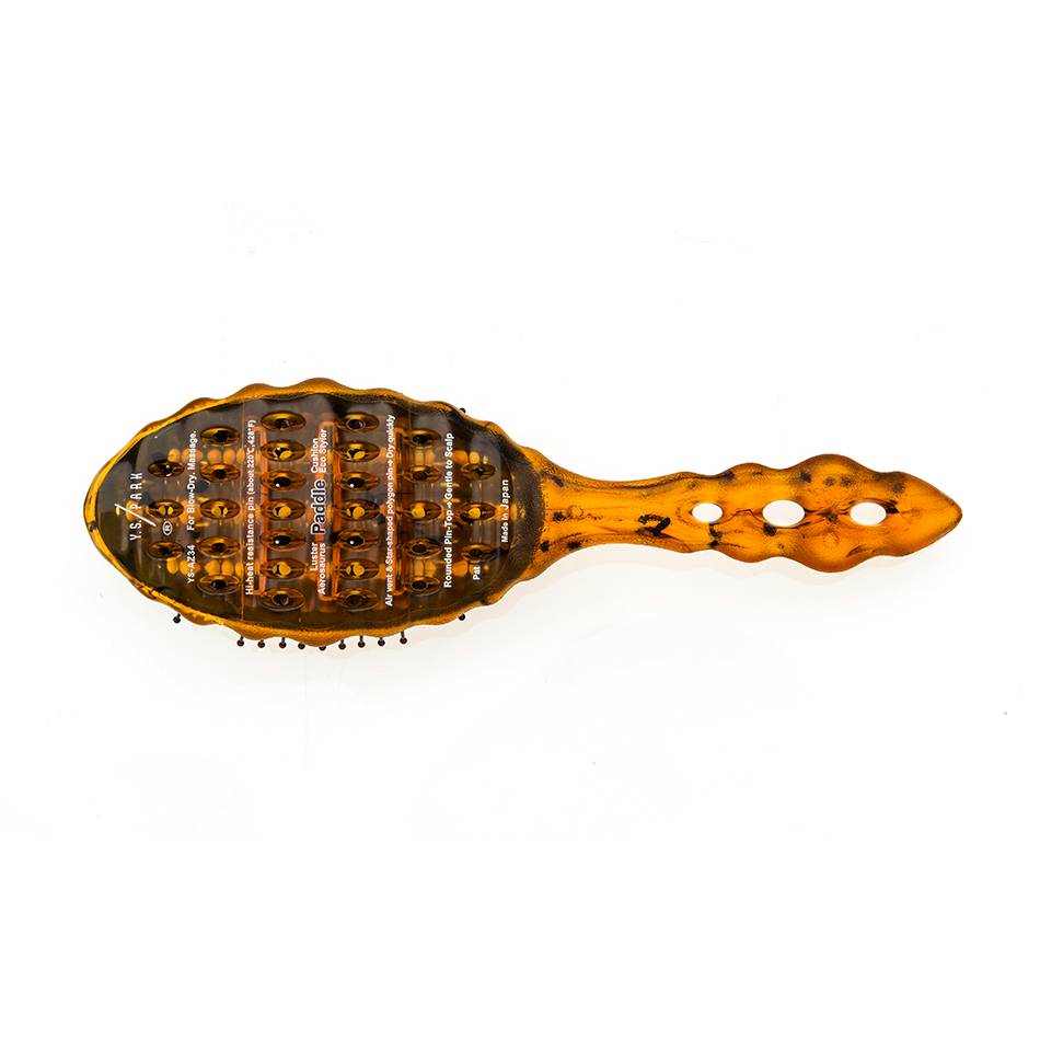 Y.S. Park AZ34 Luster Aerosaurus Paddle Brush Amber