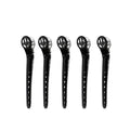 Y.S. Park Aluminium Hair Clips 100mm Black (5)