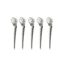 Y.S. Park Aluminium Hair Clips 100mm Silver (5)