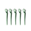 Y.S. Park Aluminium Hair Clips 100mm Pale Green (5)