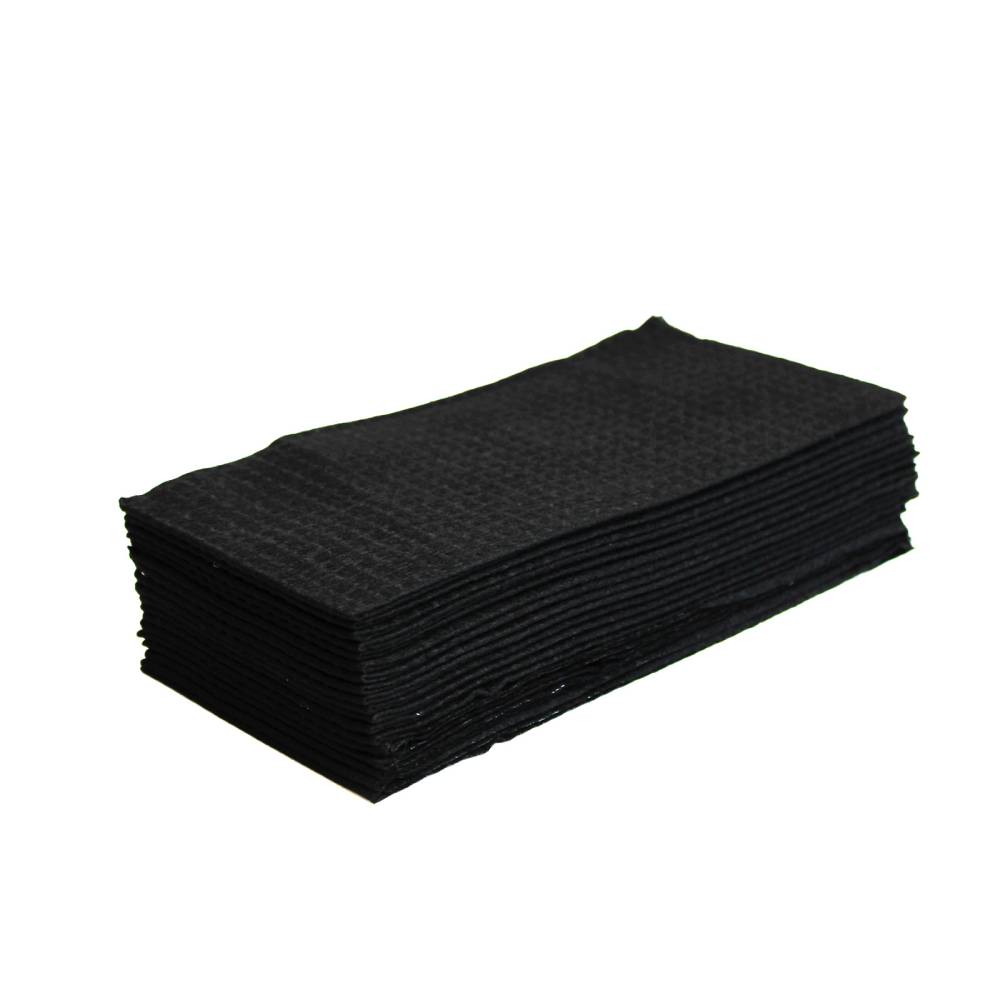 Scrummi Original Waffle Towel Black 40 x 20cm (200)
