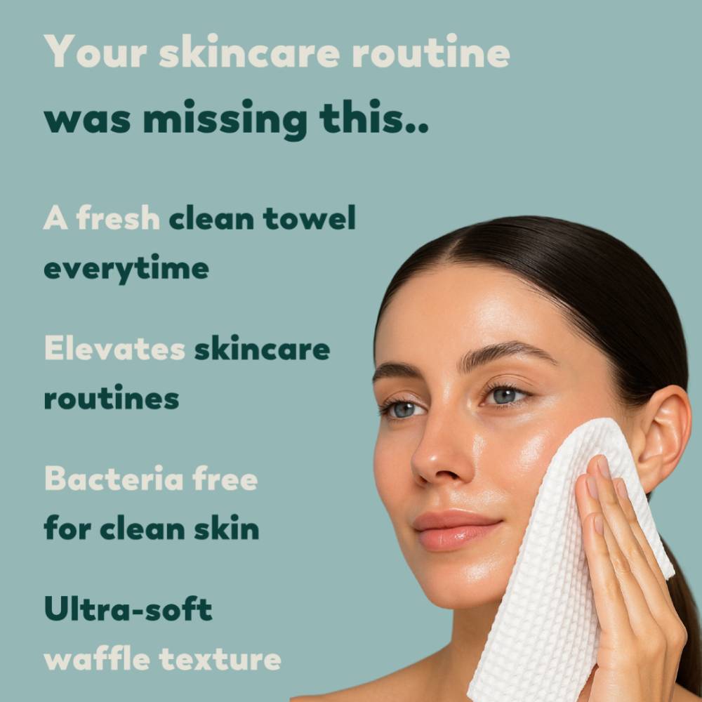 Scrummi Original Waffle XL Facial Towel 30 x 25cm (50)