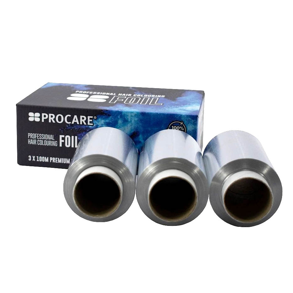 Procare Premium Foil Refills Silver 100mm x 100m (3 Rolls)