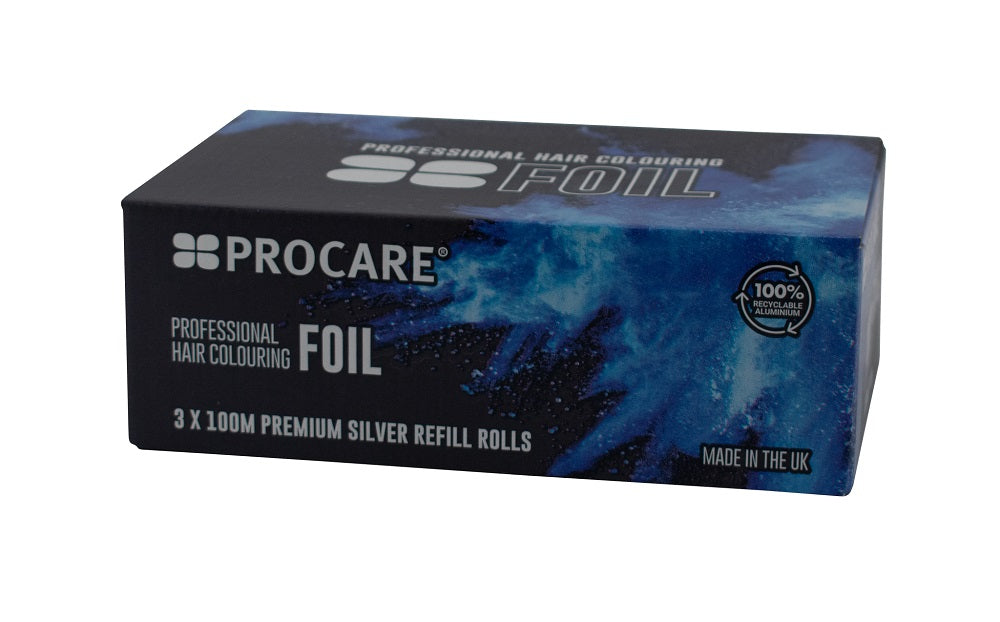Procare Premium Foil Refills Silver 100mm x 100m (3 Rolls)
