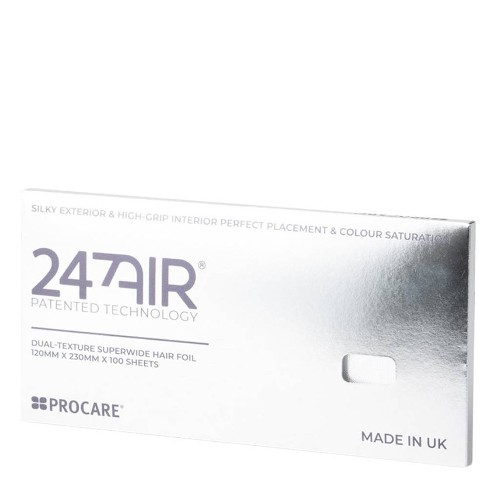 Procare 247AIR Premium Dual Texture Hair Foil Sheets 120mm x 500m (100)