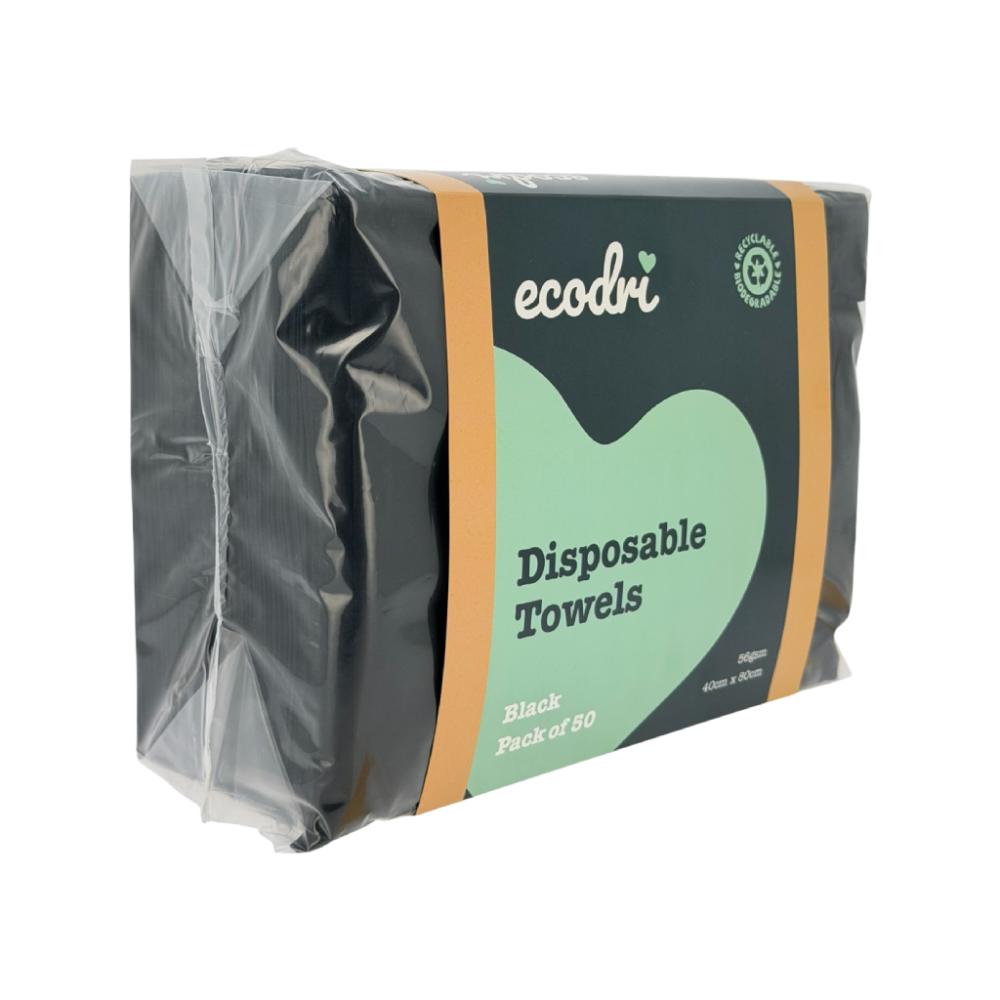 Ecodri Disposable Towels Black (50)