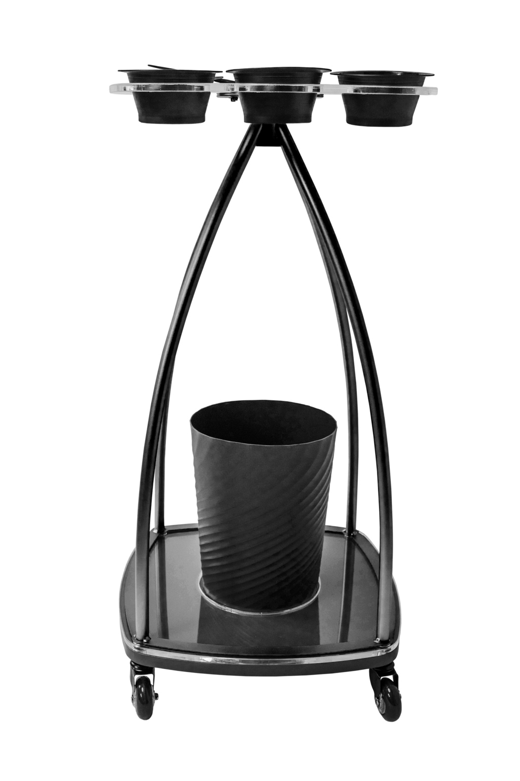 Procare Write & Wipe Colour Trolley Matte Black