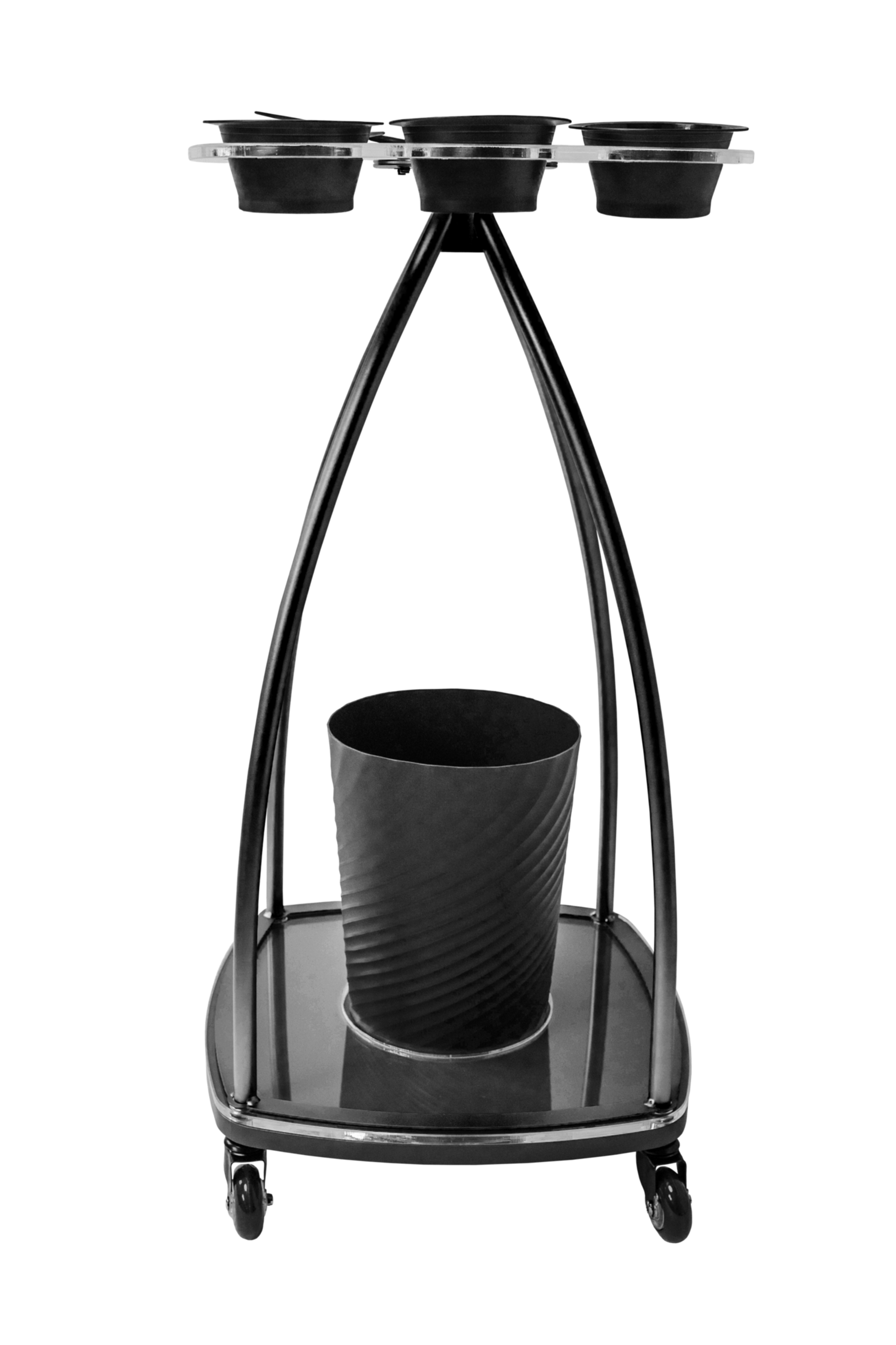 Procare Write & Wipe Colour Trolley Matte Black