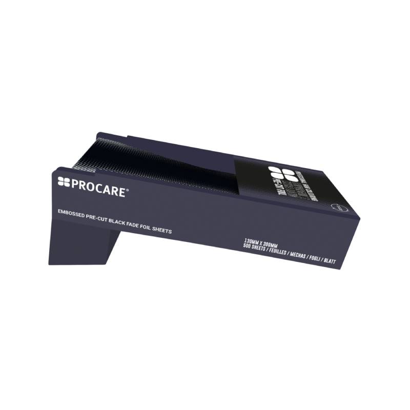 Procare Embossed Black Superwide Extra Long Pre-Cut Foil 130mm x 300mm (500)