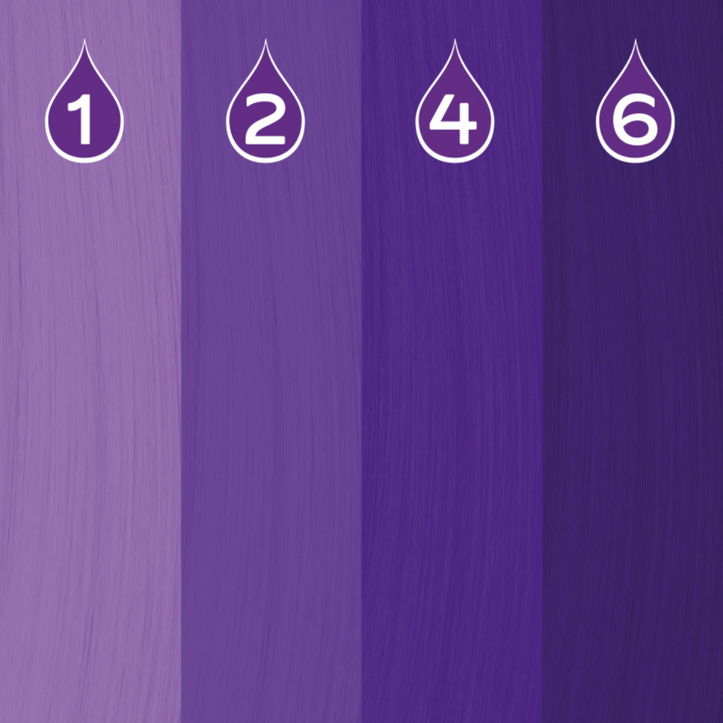 Crazy Color Power Pigment Drops Purple 30ml
