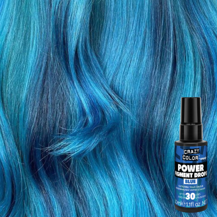 Crazy Color Power Pigment Drops Blue 30ml