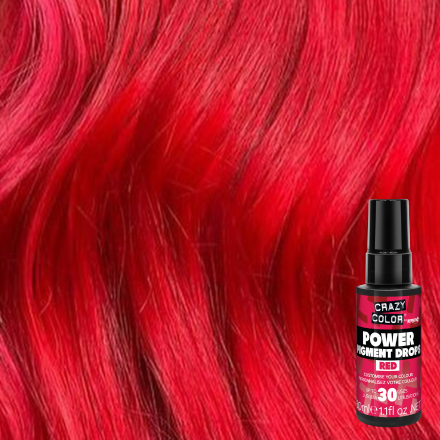 Crazy Color Power Pigment Drops Red 30ml