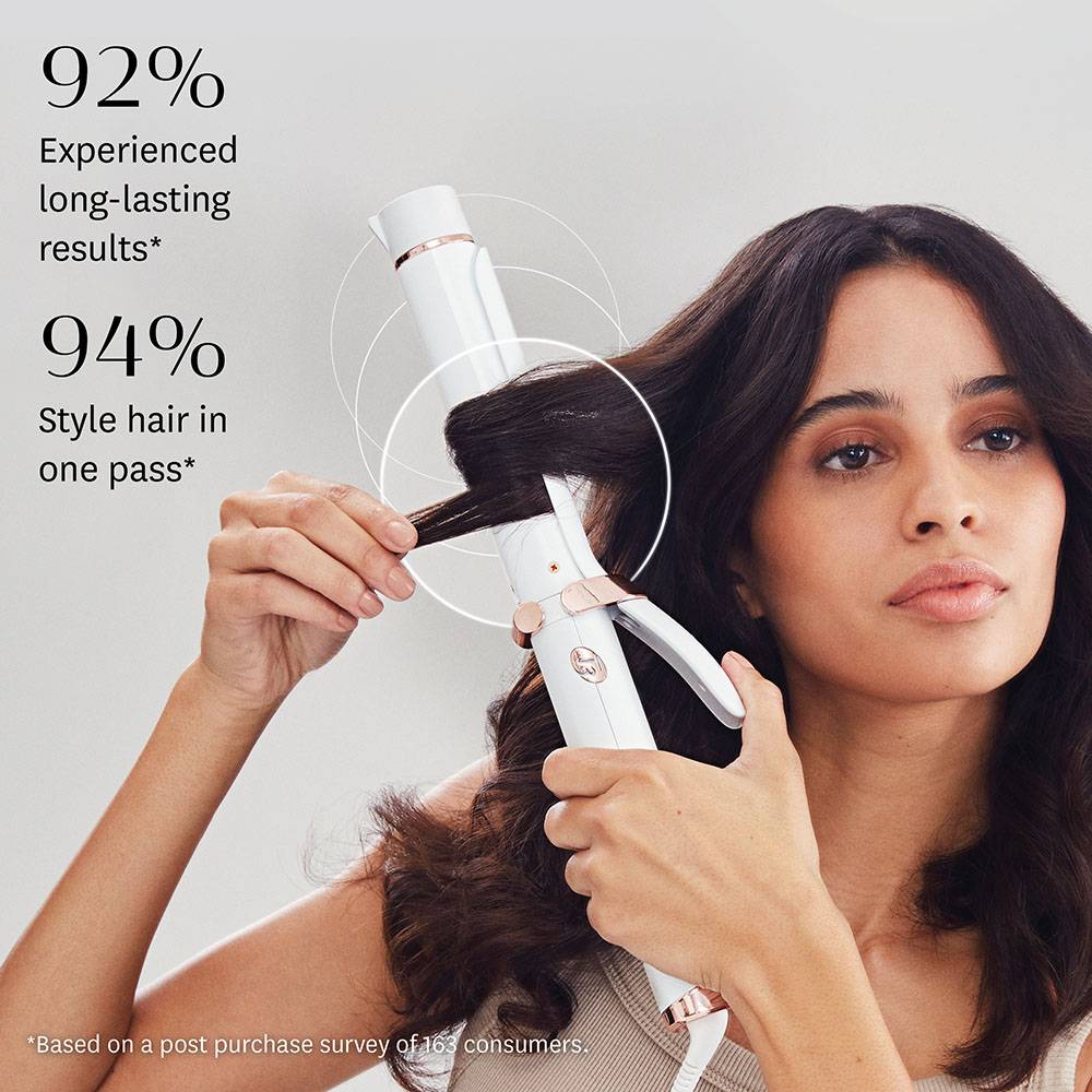 T3 SinglePass Curl 32mm Professional Curling Iron Black