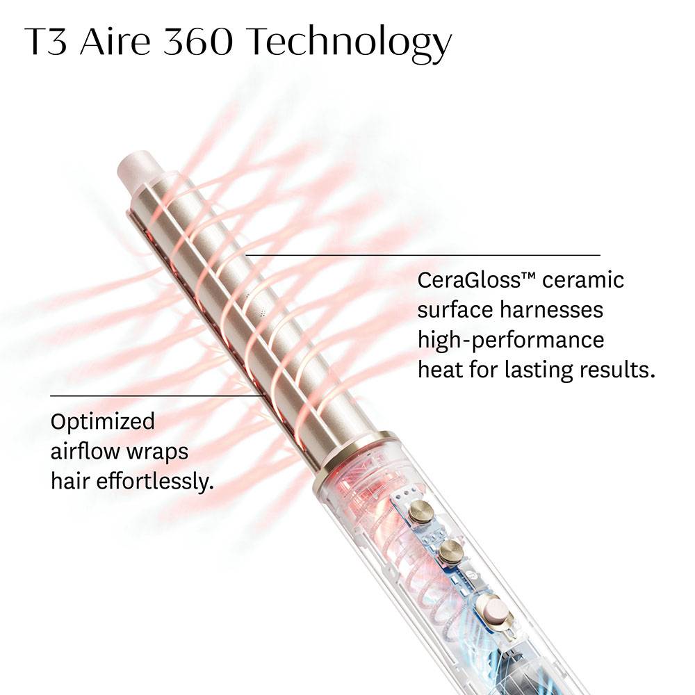 T3 Aire 360 Air Styler Blowout Kit Satin Blush