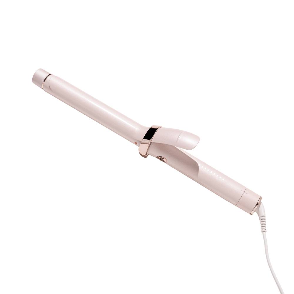 T3 SinglePass Curl 25mm Professional Curling Iron Satin Blush