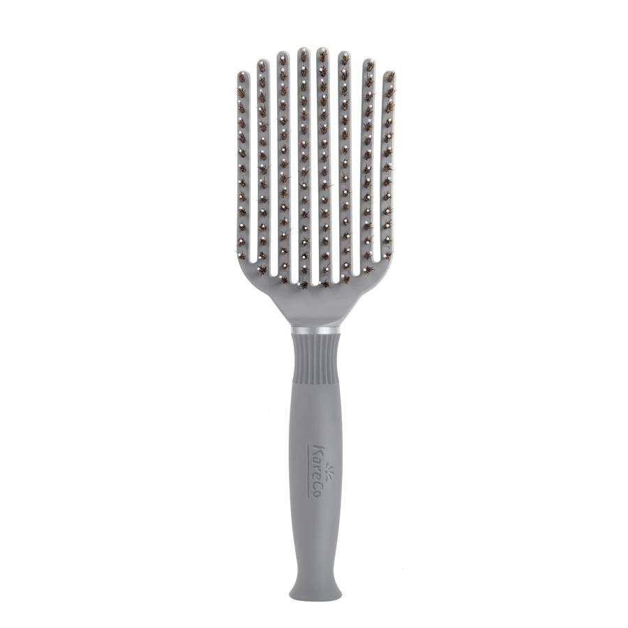KareCo Tangle Buster Styler Brush Gray