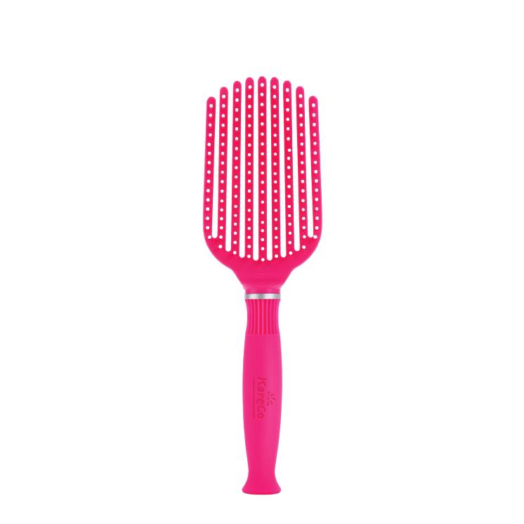 KareCo Tangle Buster Detangler Brush Pink
