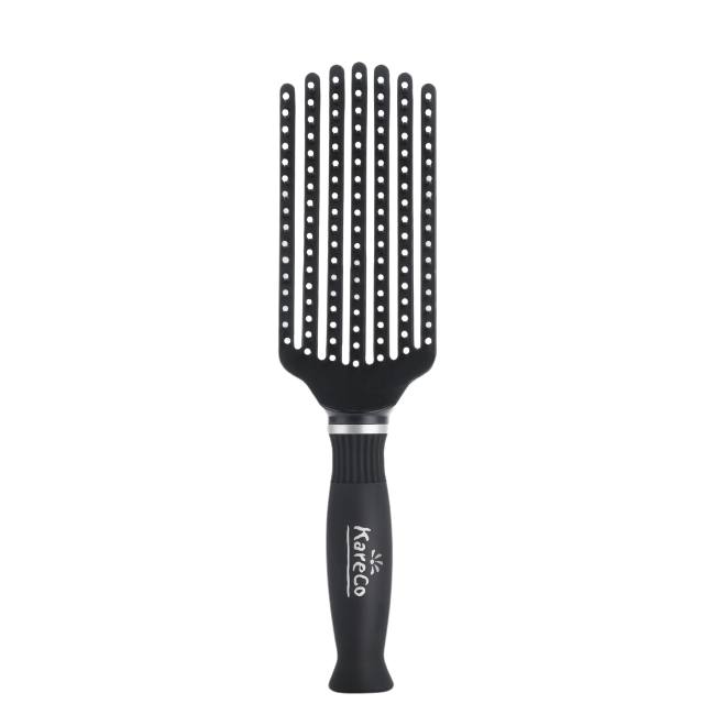 KareCo Tangle Buster Mini Detangler Brush Black