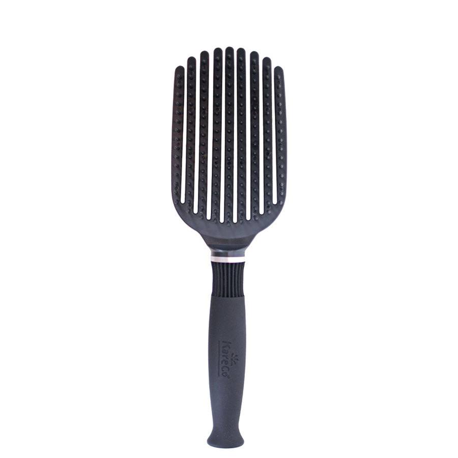 KareCo Tangle Buster Detangler Brush Black
