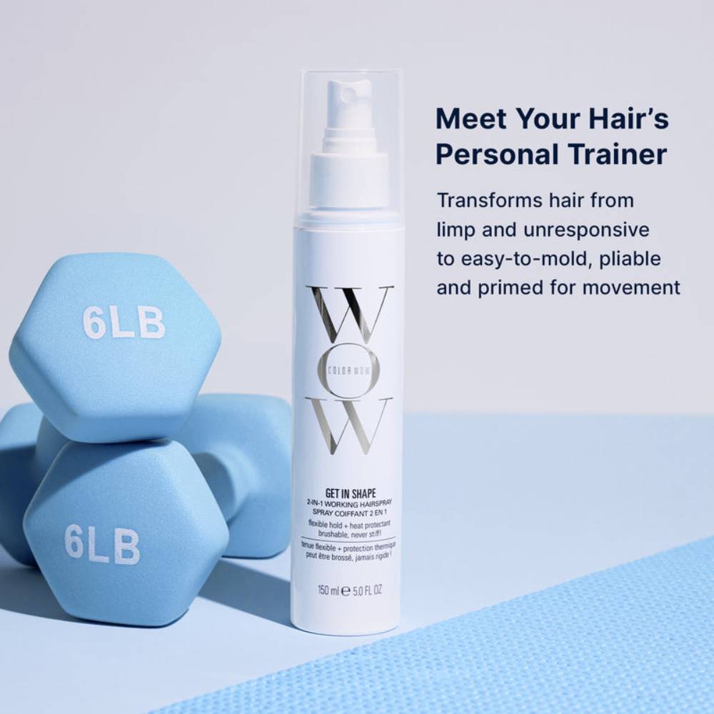 Color Wow Get In Shape 2-in-1 Working Hairspray with Heat Protection 150ml