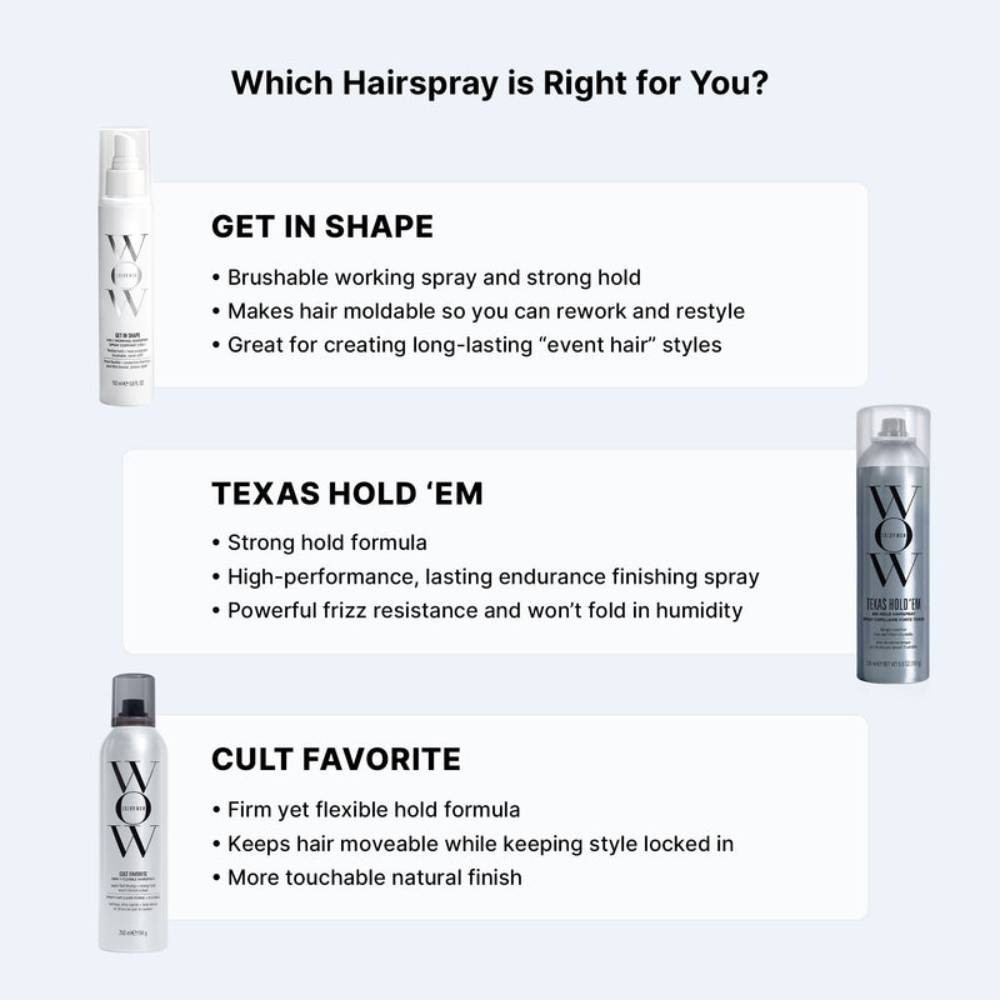 Color Wow Get In Shape 2-in-1 Working Hairspray with Heat Protection 150ml