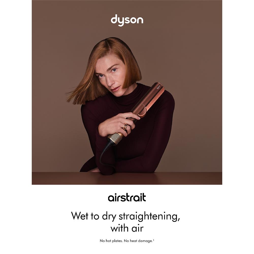 Dyson Airstrait™ dryer and straightener (Plum and copper)