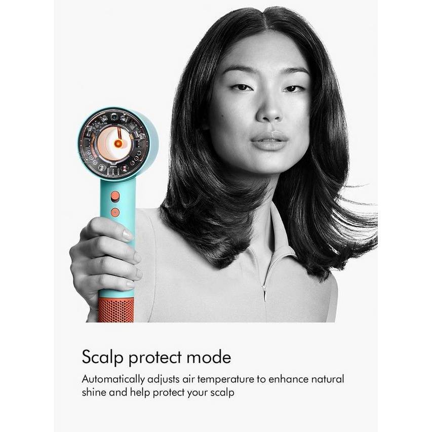 Dyson Supersonic Nural™ hair dryer in Vinca blue patina and topaz