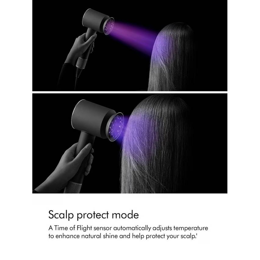 Dyson Supersonic Nural™ hair dryer in Vinca blue patina and topaz