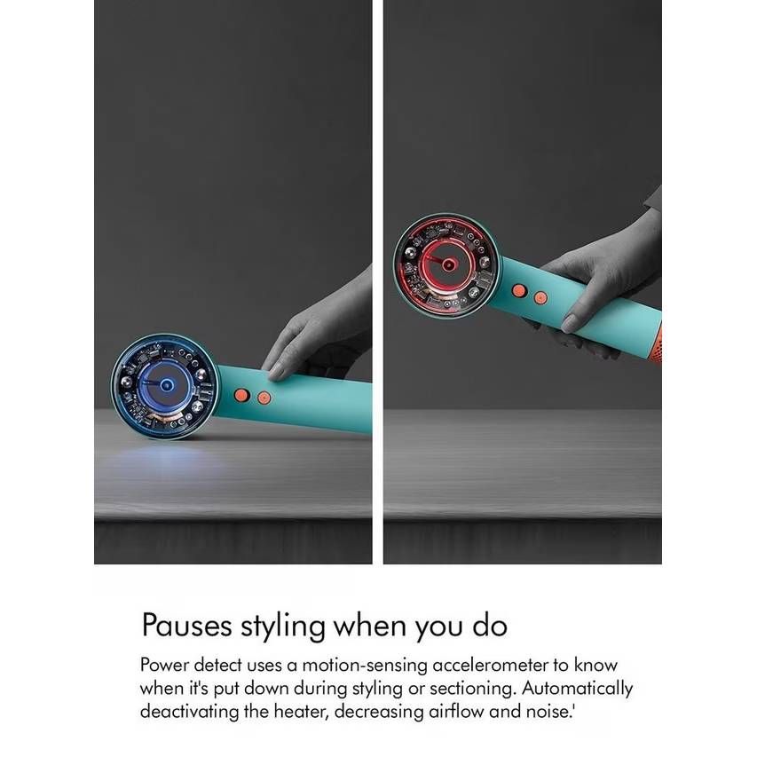 Dyson Supersonic Nural™ hair dryer in Vinca blue patina and topaz