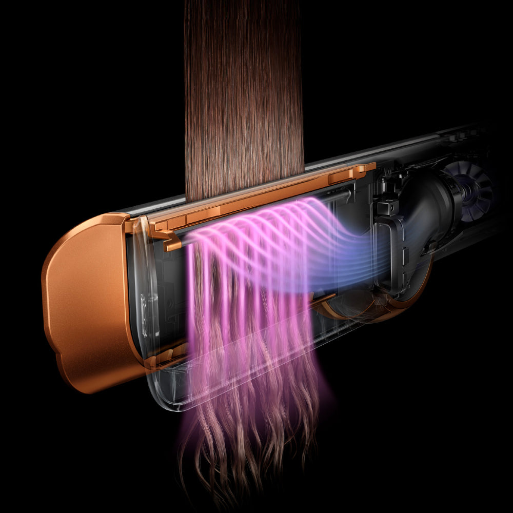 Dyson Airstrait™ straightener in Nickel and copper
