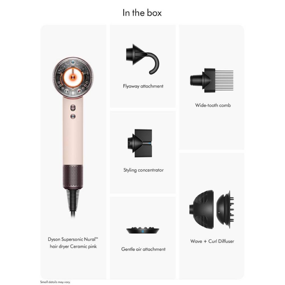 Dyson Supersonic Nural™ hair dryer - Curly+Coily (Ceramic pink/Rose gold)