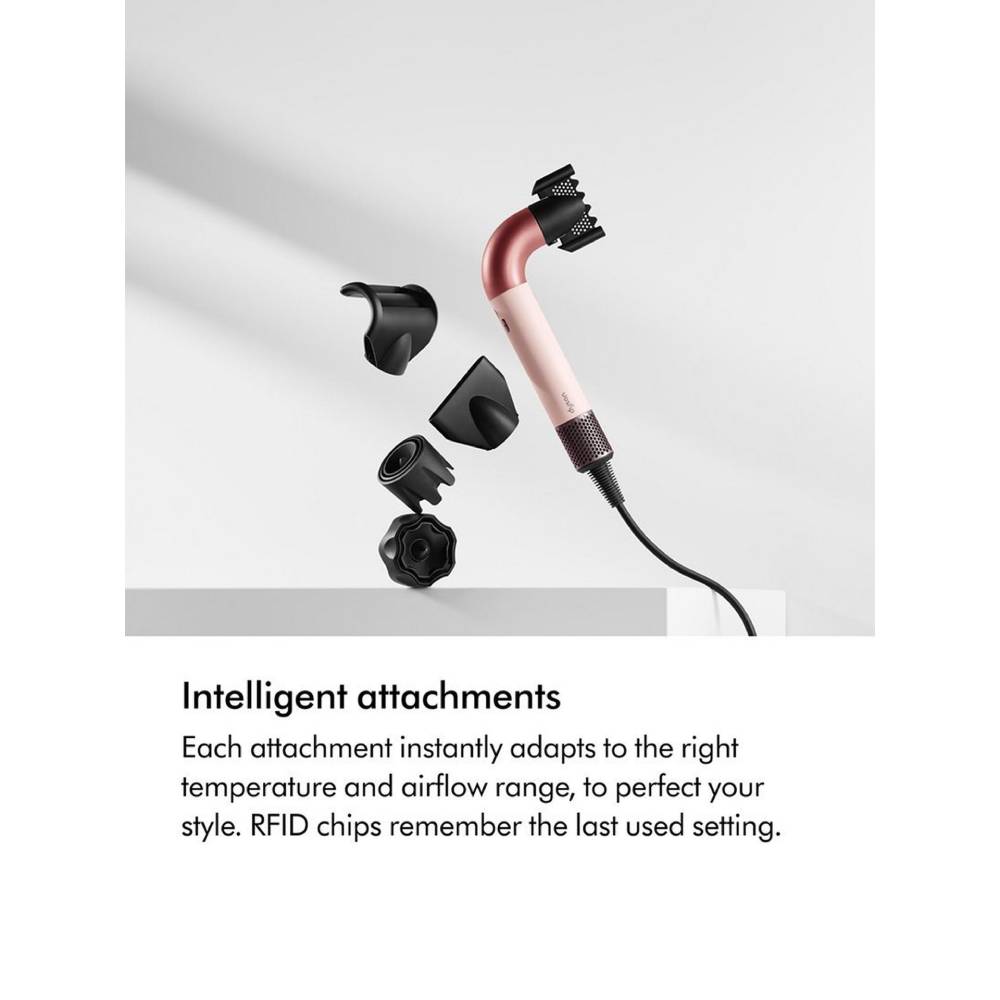 Dyson Supersonic r™ hair dryer – Straight+Wavy (Ceramic Pink/Rose Gold)