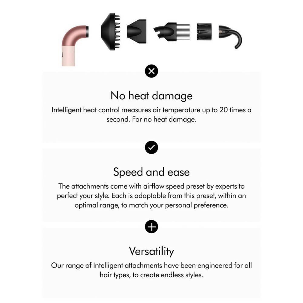 Dyson Supersonic r™ hair dryer – Curly+Coily (Ceramic Pink/Rose Gold)