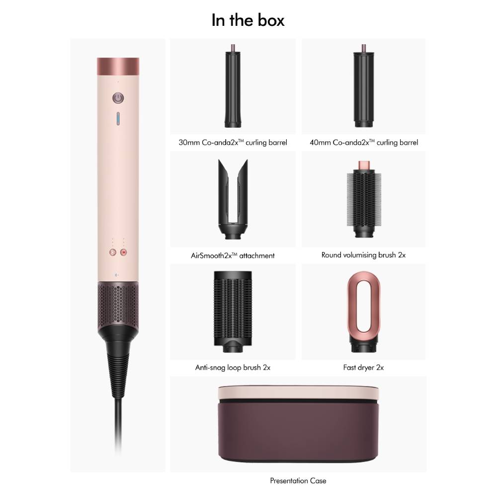 Dyson Airwrap Co-anda2x™ multi-styler and dryer Straight+Wavy (Ceramic Pink/Rose Gold)