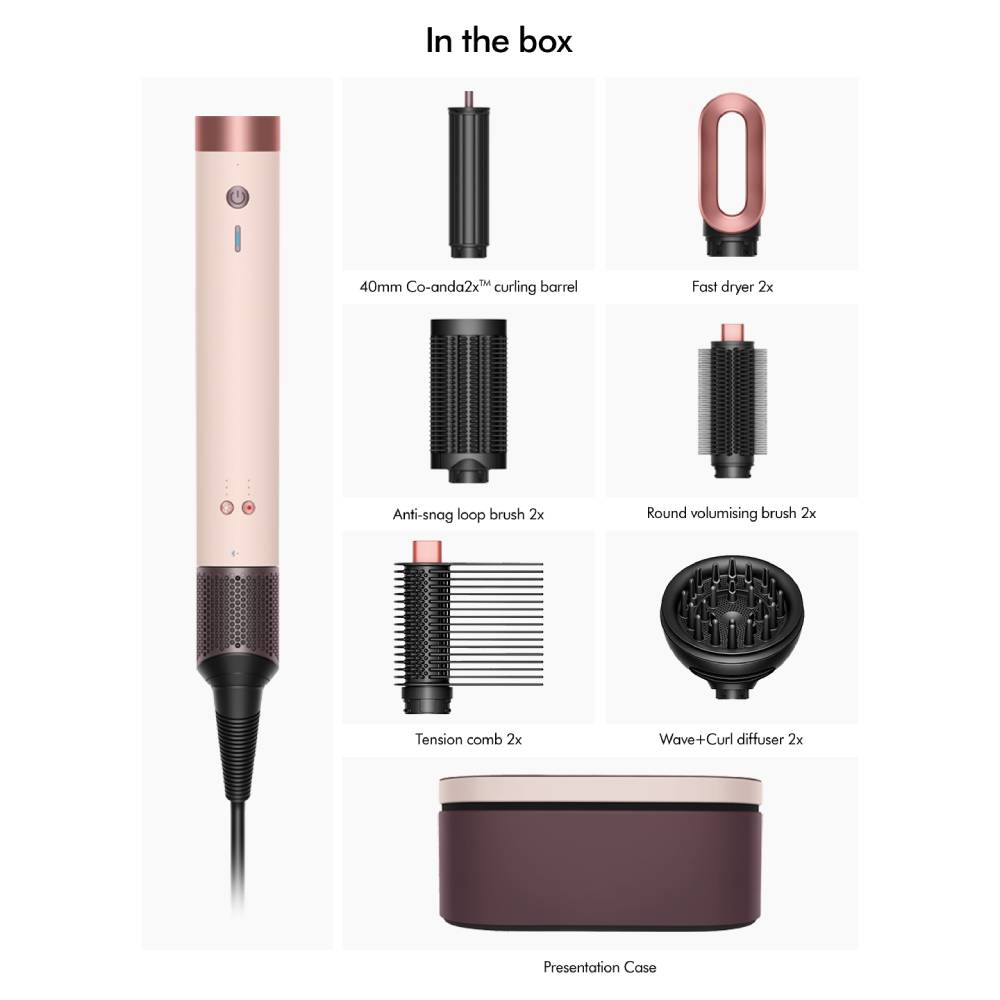 Dyson Airwrap Co-anda2x™ multi-styler and dryer Curly+Coily (Ceramic Pink/Rose Gold)