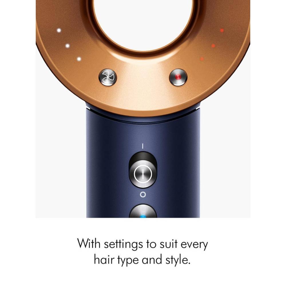 Dyson Supersonic™ hair dryer - Straight+Wavy (Prussian blue/Rich copper)