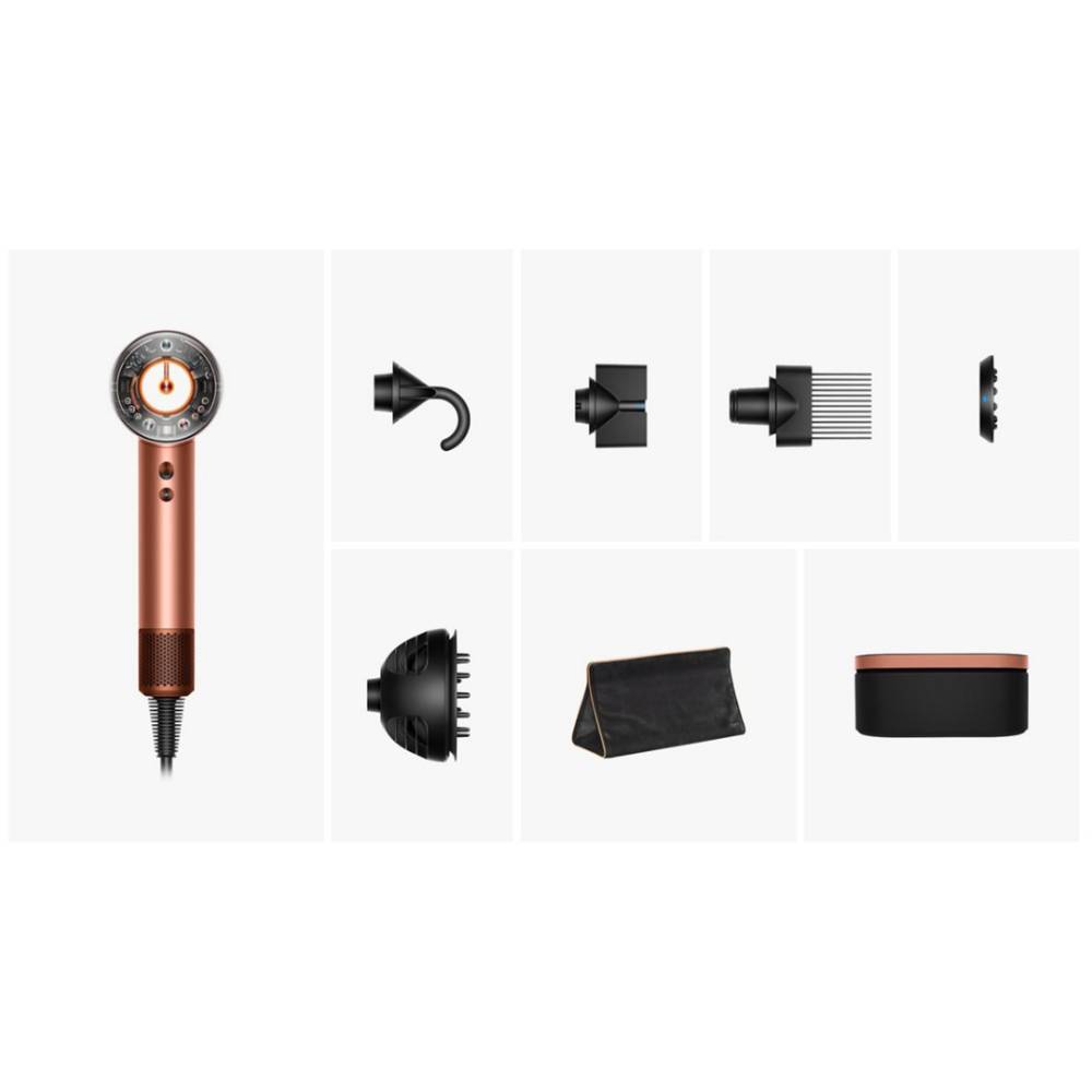 Dyson Supersonic Nural™ hair dryer – Curly+Coily (Amber silk)