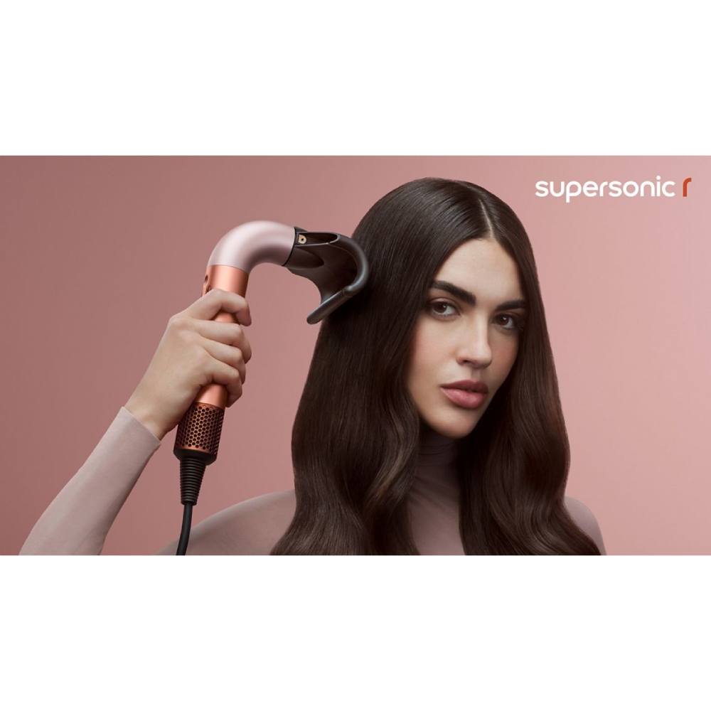 Dyson Supersonic r™ hair dryer – Straight+Wavy (Amber silk)
