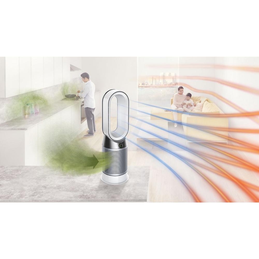 Dyson Pure Hot+Cool™ HP00 Purifying fan heater (White/Silver)