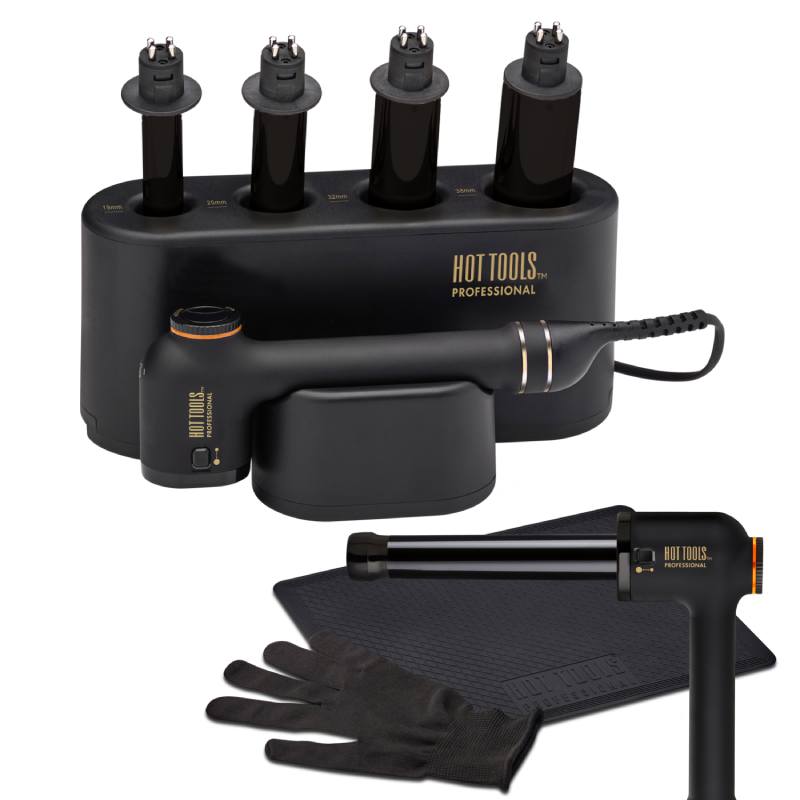 Hot Tools Black Gold Curl Bar Set - 4 Barrels