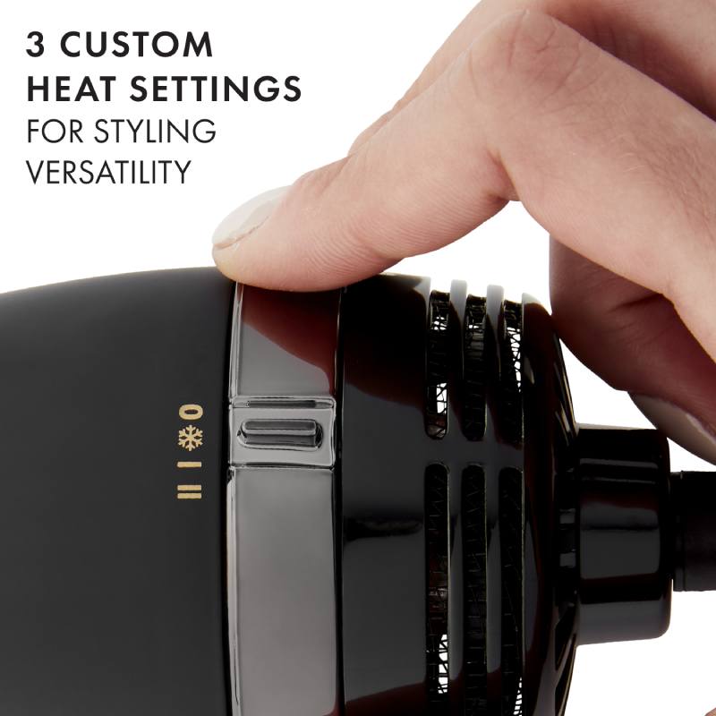 Hot Tools Black Gold Volumiser 2-in-1 Brush & Dryer