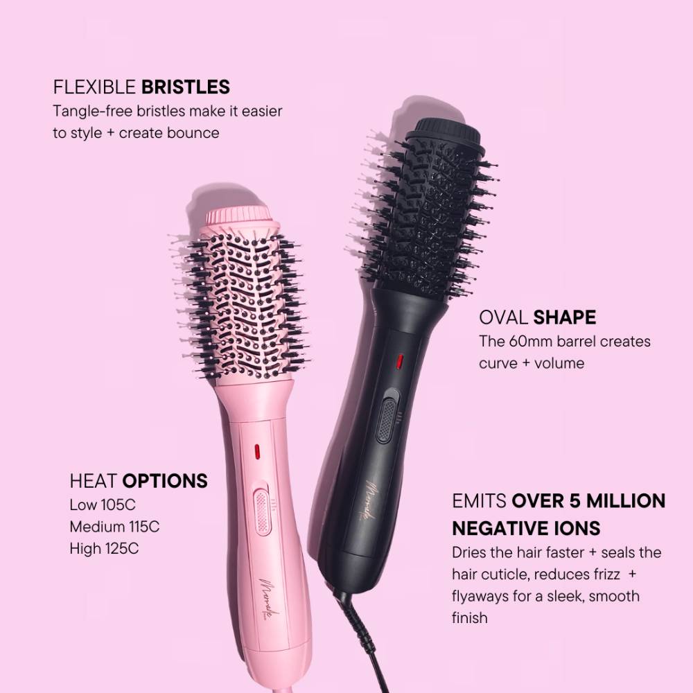Mermade Hair Blow Dry Brush - Signature Pink
