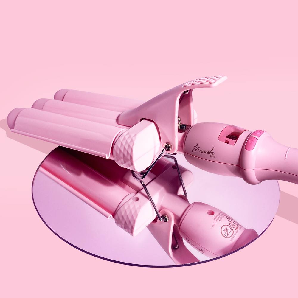 Mermade Hair Mini Hair Waver - 25mm Pink