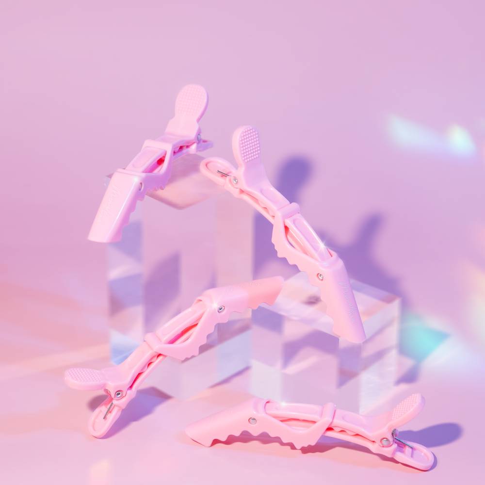 Mermade Hair Grip Clips Pink