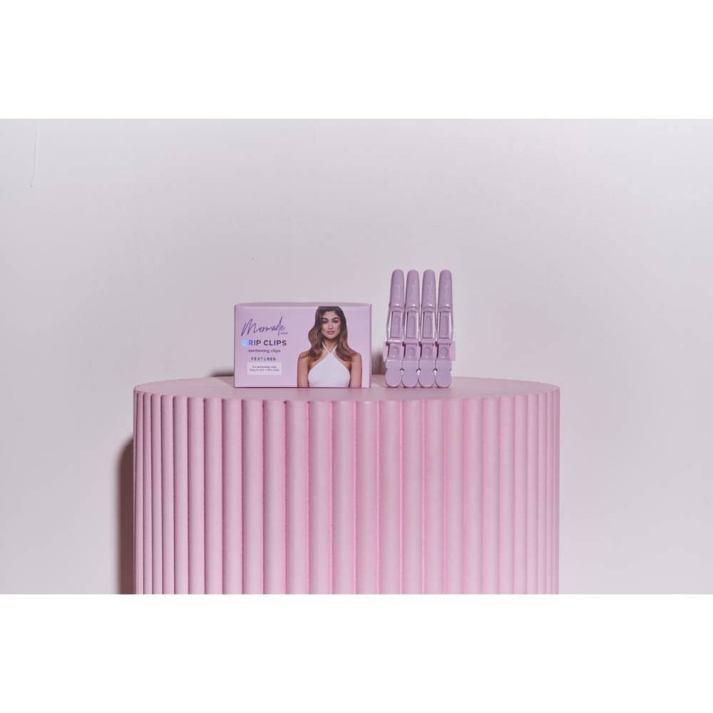Mermade Hair Grip Clips Baby Lilac