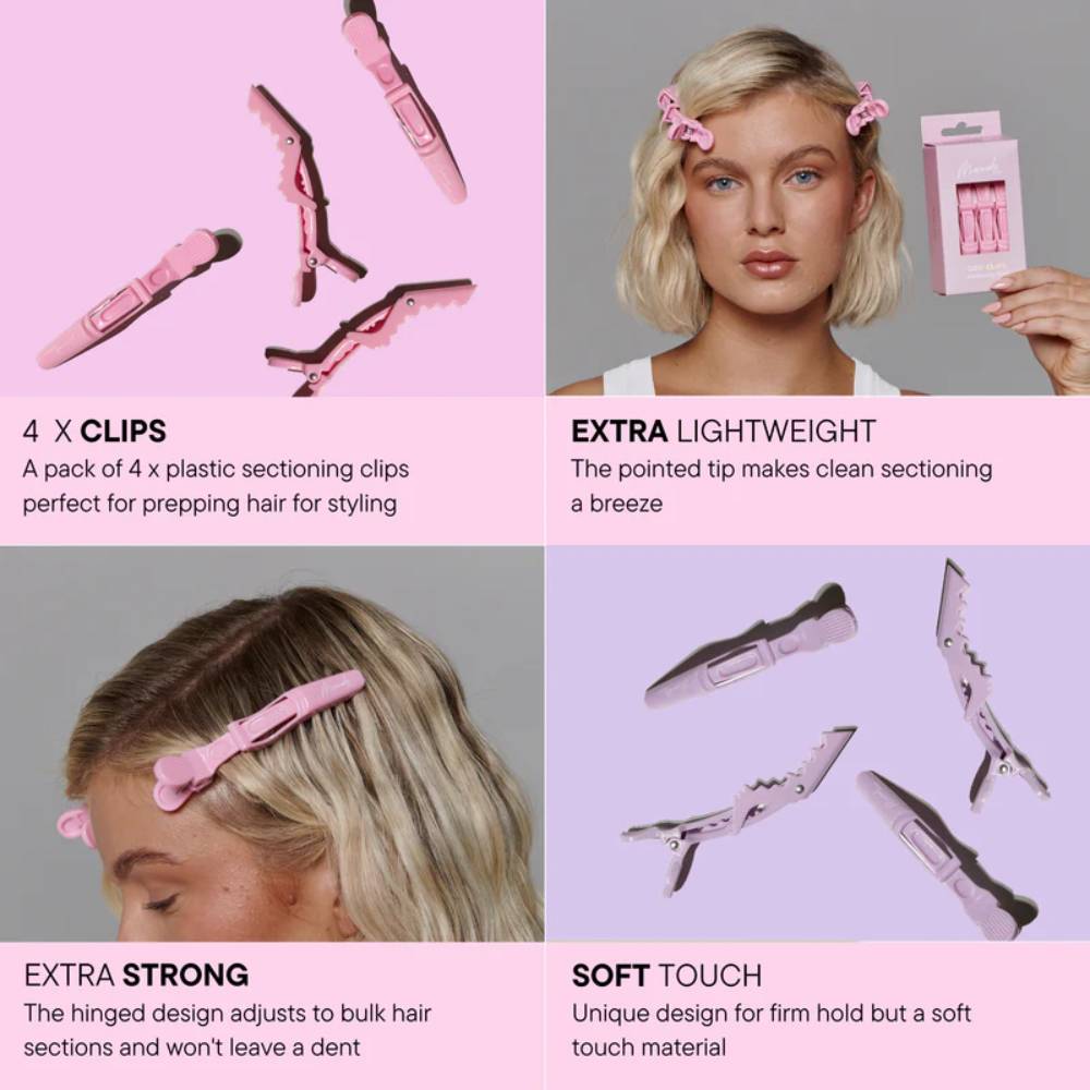 Mermade Hair Grip Clips Baby Lilac