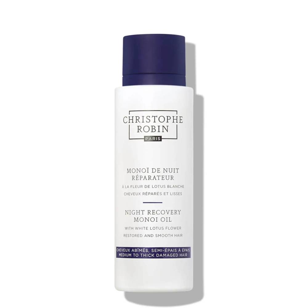 Christophe Robin Night Recovery Monoï Oil with White Lotus Flower 92g