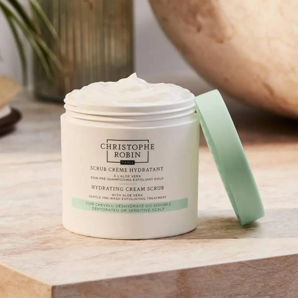 Christophe Robin Hydrating Cream Scrub with Aloe Vera 500ml